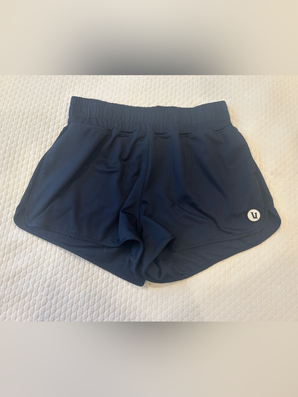 Vuori Navy Athletic Mesh Shorts